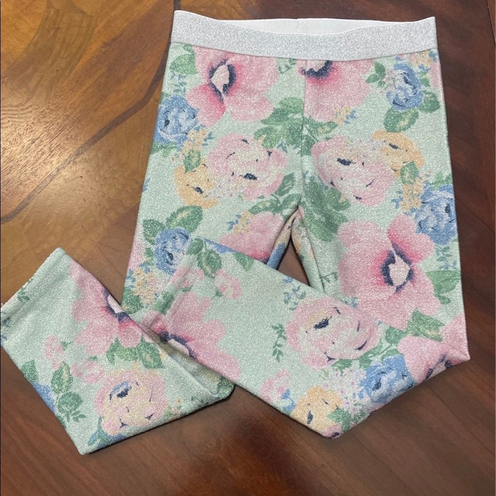 H&M Floral leggings size 2t